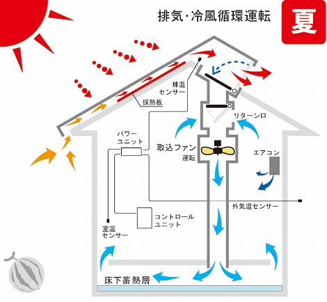 夏の昼間