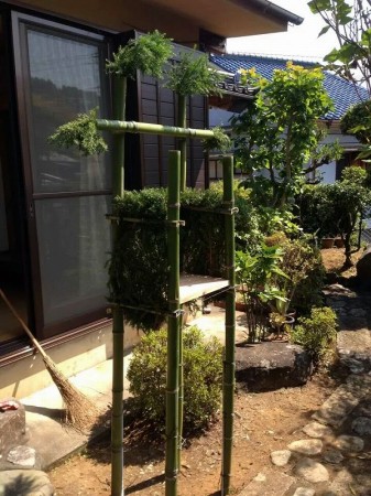 竹の灯篭