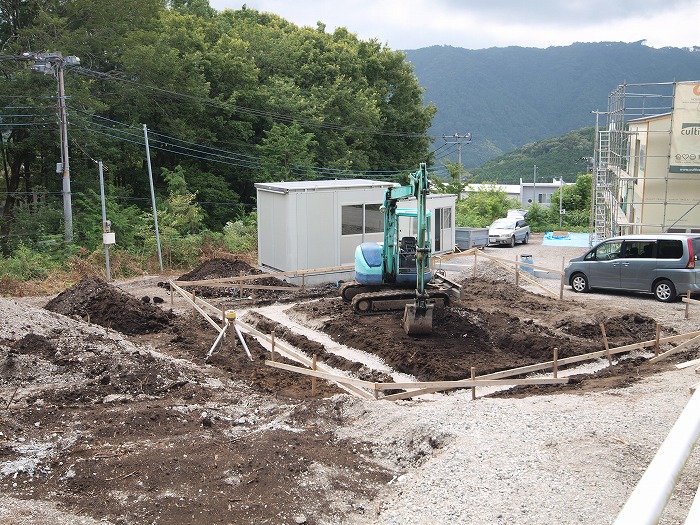 富士宮市　薪ストーブの家　着工