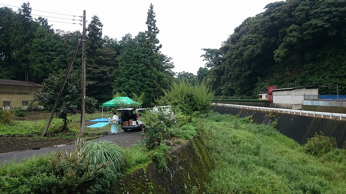 自然に囲まれて地鎮祭