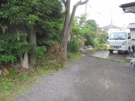 樹木の伐採他外構