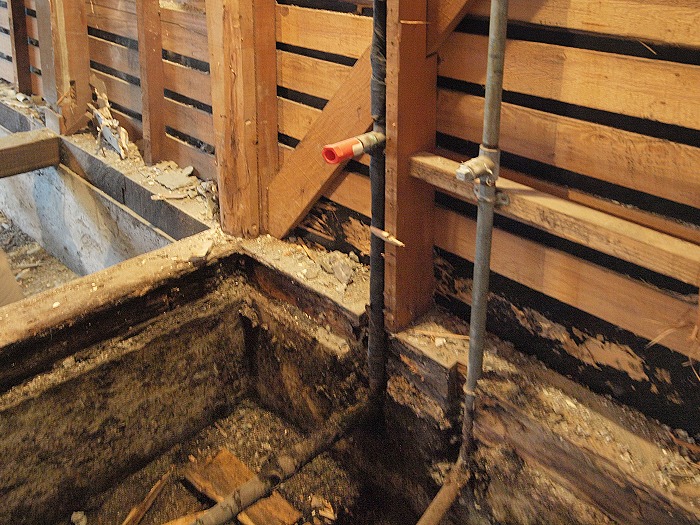 沼津市　中古物件リノベーション　浴室の被害