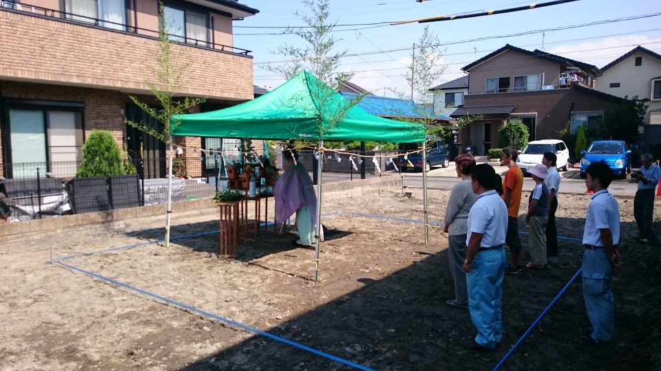 マクス　地鎮祭　断熱　静岡県1