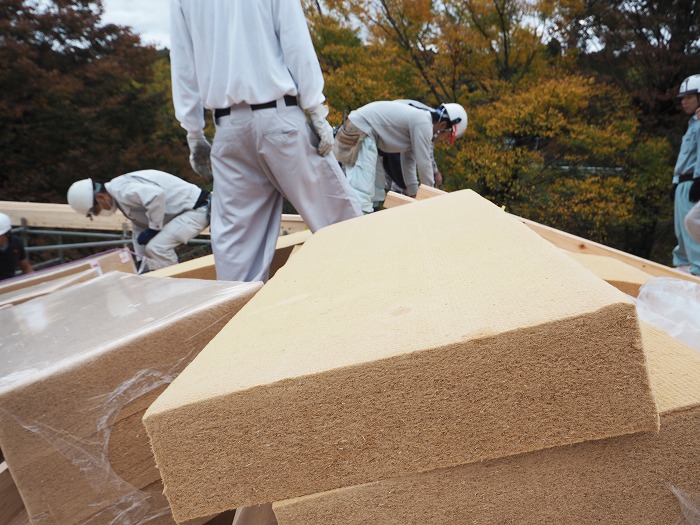 小山町　新築住宅　木質繊維断熱材