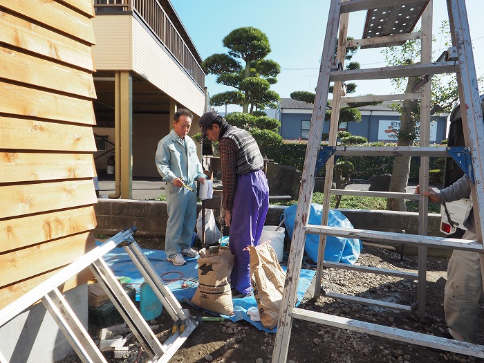 富士市　新築住宅　現場風景