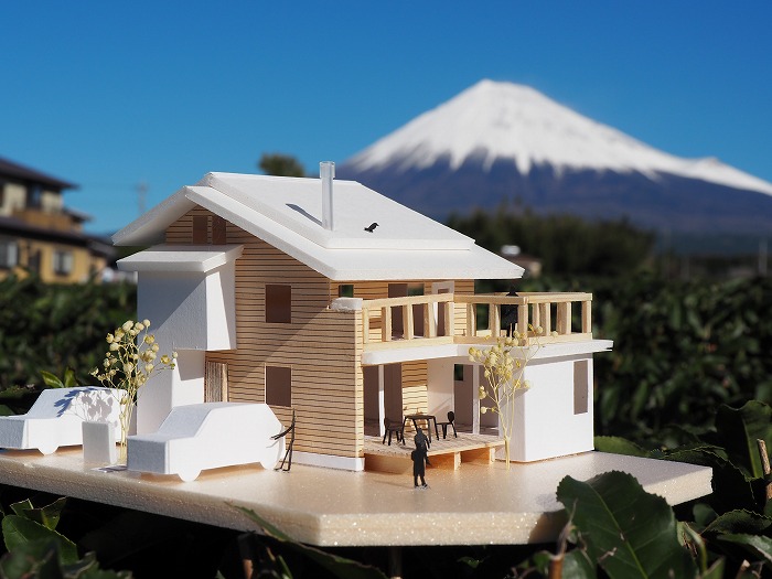 富士市　新築住宅　模型