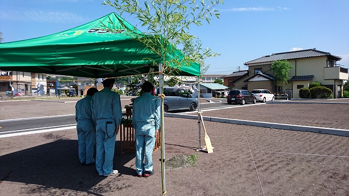 薪ストーブの家　地鎮祭