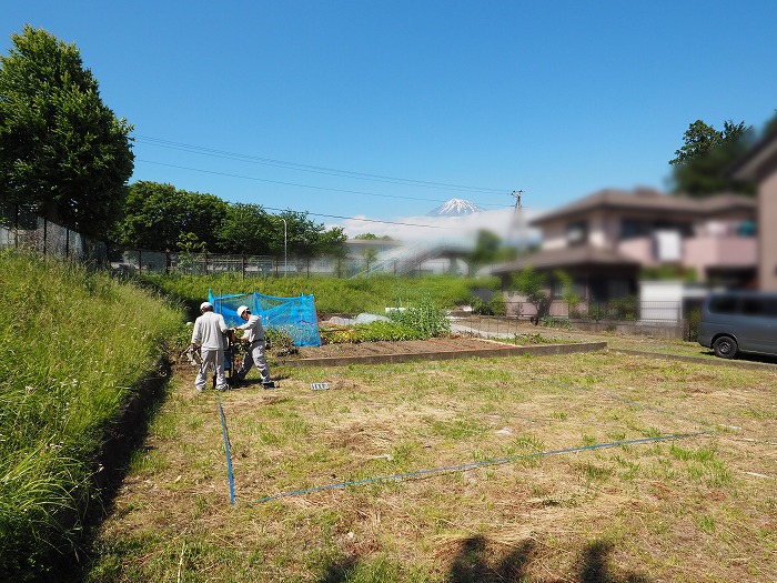 地盤調査における自沈