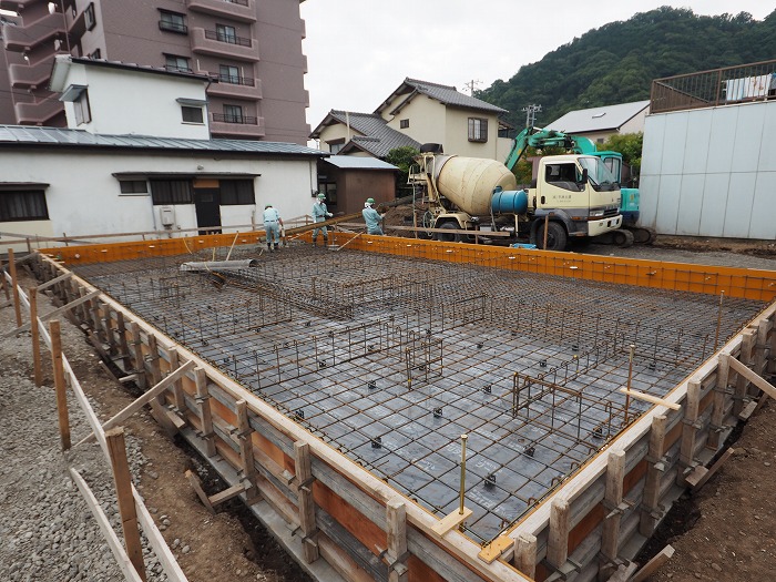 構造計算をした鉄筋の配筋