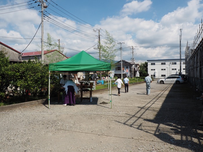 沼津市　新築工事　地鎮祭