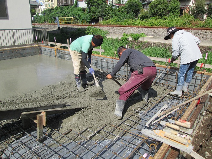 基礎工事の続き