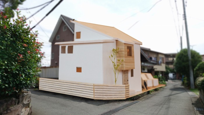 三島市　狭小住宅のコンセプト