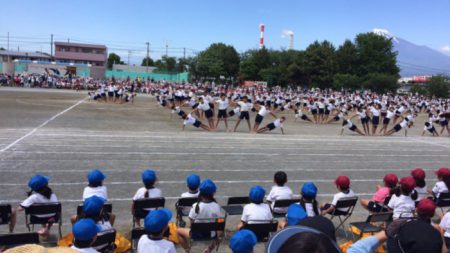 小学校最後の運動会