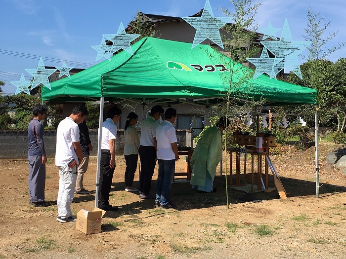 伊豆の国市で地鎮祭