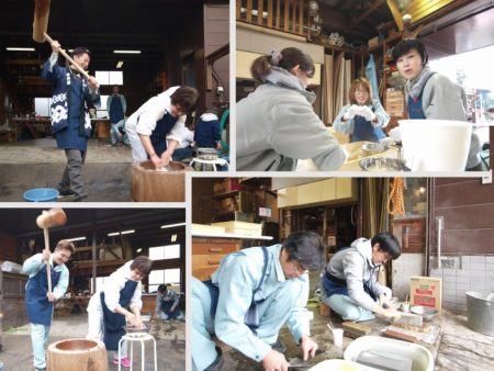 年末恒例餅つき大会 ３年ぶり復活！