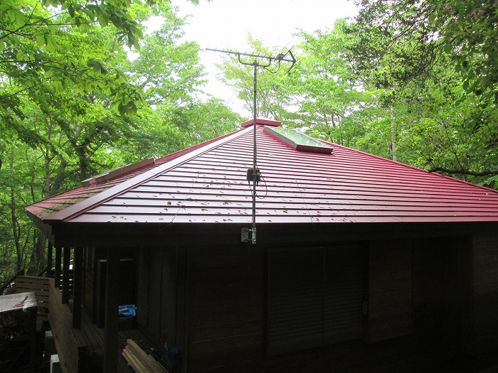 雨漏り修繕工事の続き　