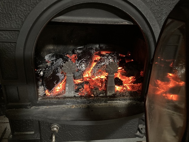 深夜の焼き芋