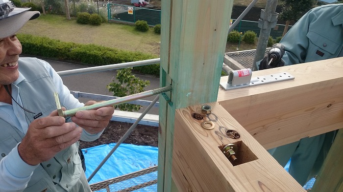 富士市の新築住宅 金物施工