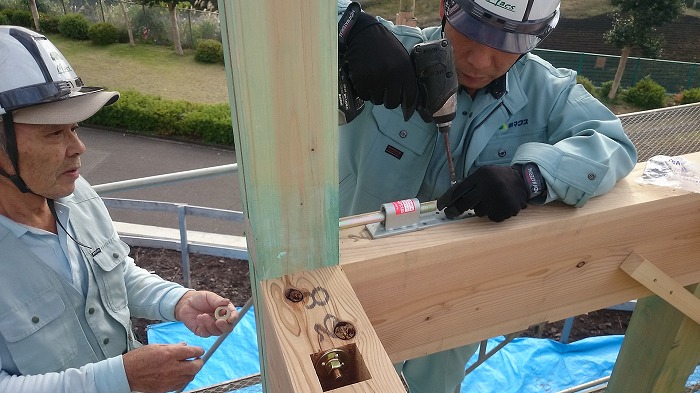 富士市の新築住宅 金物施工