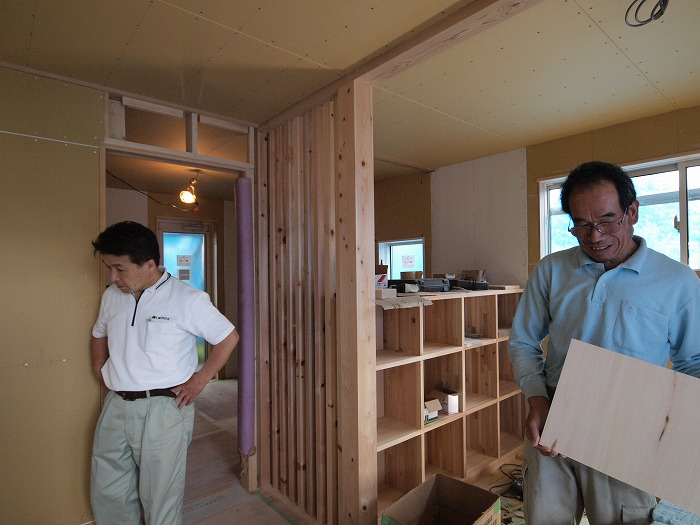 富士宮市新築住宅 造作家具の打合せ