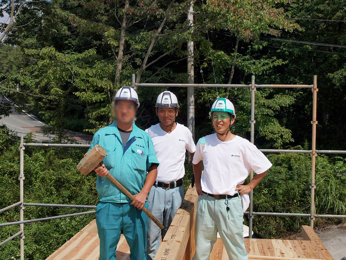 富士宮市新築住宅 上棟記念撮影