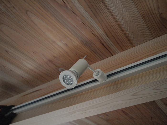 富士宮市新築住宅 LEDの灯具