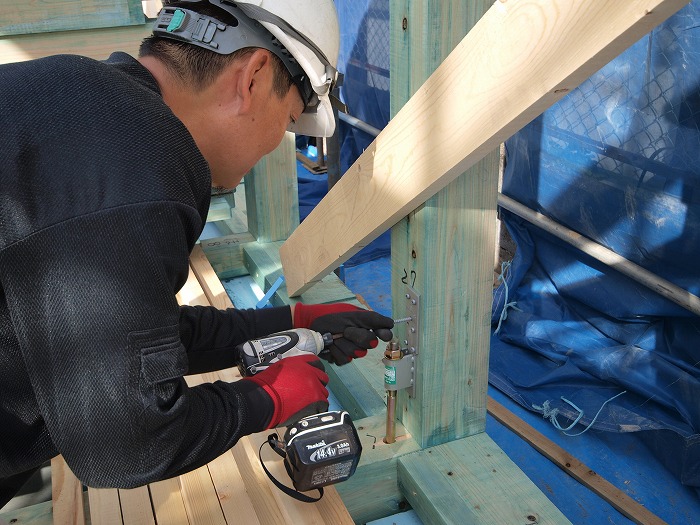 富士市 新築住宅 ホールダウン金物