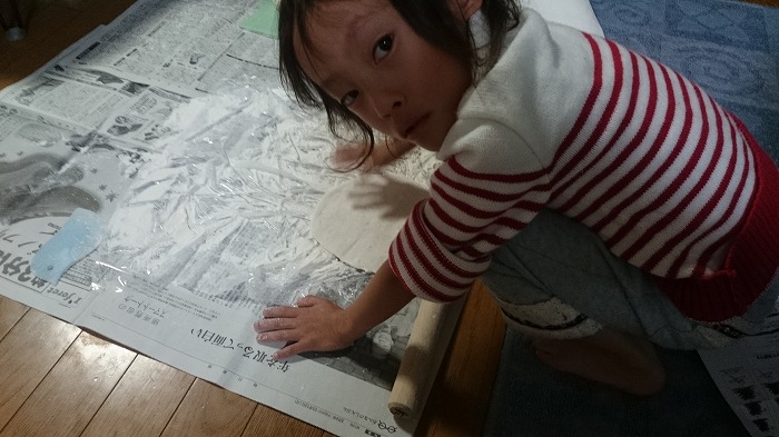 富士市 薪ストーブでピザづくり