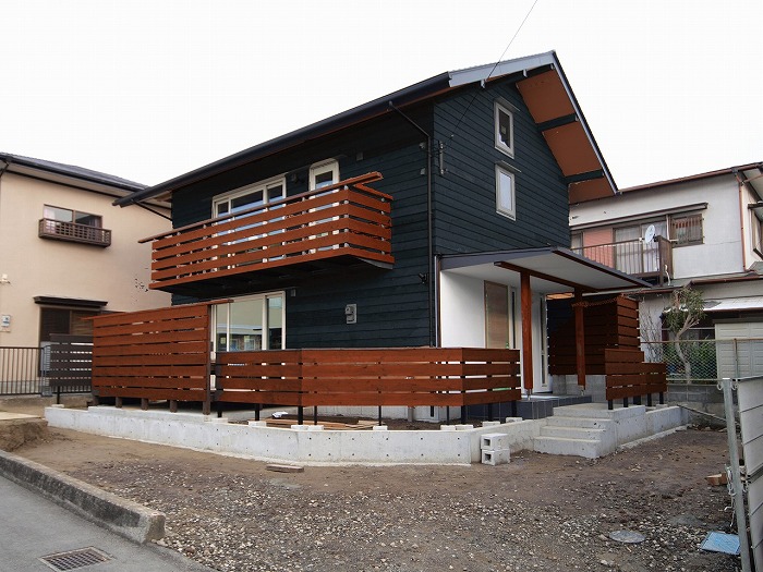 富士宮市 木の外壁 レッドシダー