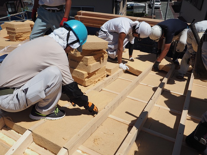 富士市 新築住宅 屋根断熱