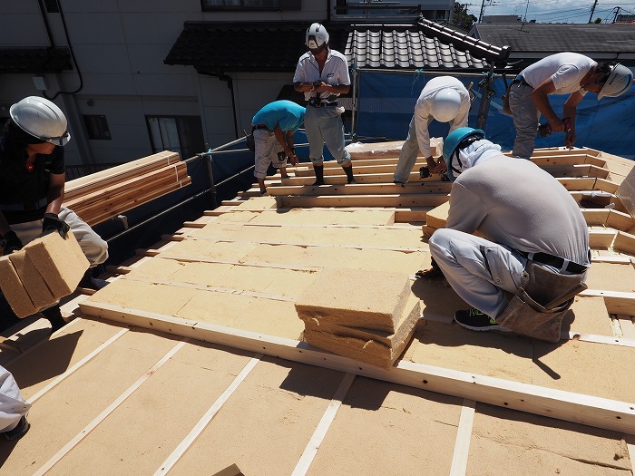 富士市 新築住宅 木質繊維断熱材
