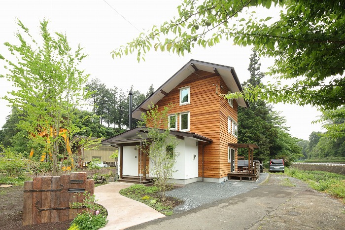 富士市 新築住宅 キッチンストーブの家