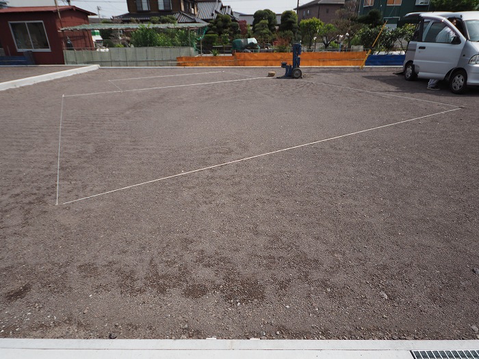新築工事 地縄