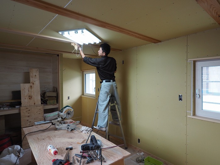 マクスモデルハウス 冨嶽町家 工事風景